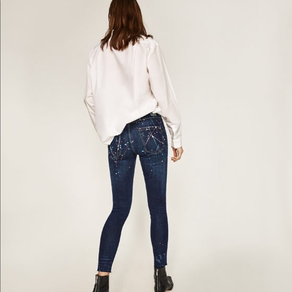 Sale⬇️Zara print jeans